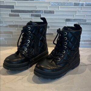 H&M Kids Black Quilted Boots